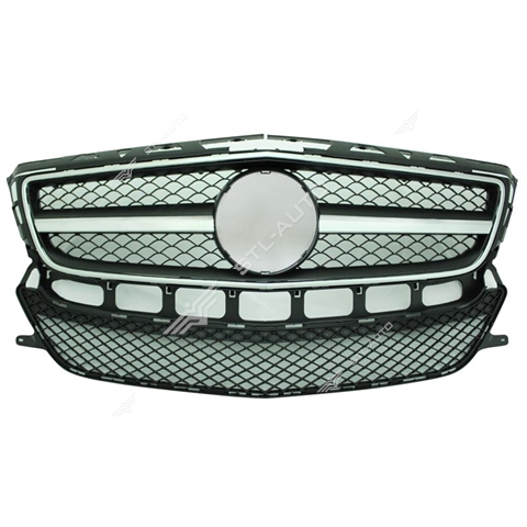 W218 CLS63 AMG CLASS GRILLE CHROME/MAT BLACK (W/O SENSOR HOLE) (12'-14')